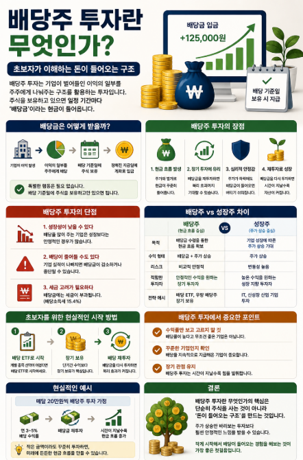 배당주 투자란 무엇인가