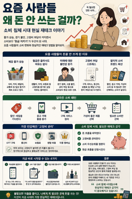 요즘사람들왜돈을안쓰는걸까